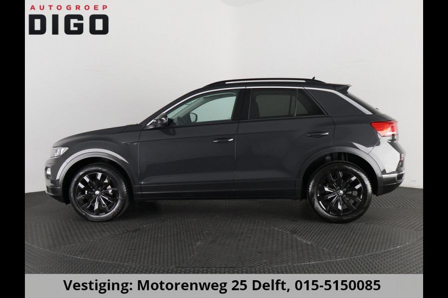 Volkswagen T-Roc 1.0 TSI STYLE 100% OH.GARANTIE TOT 10-2031* BLACKLINE .NAVI.PDC V+A.URANO GREY !
