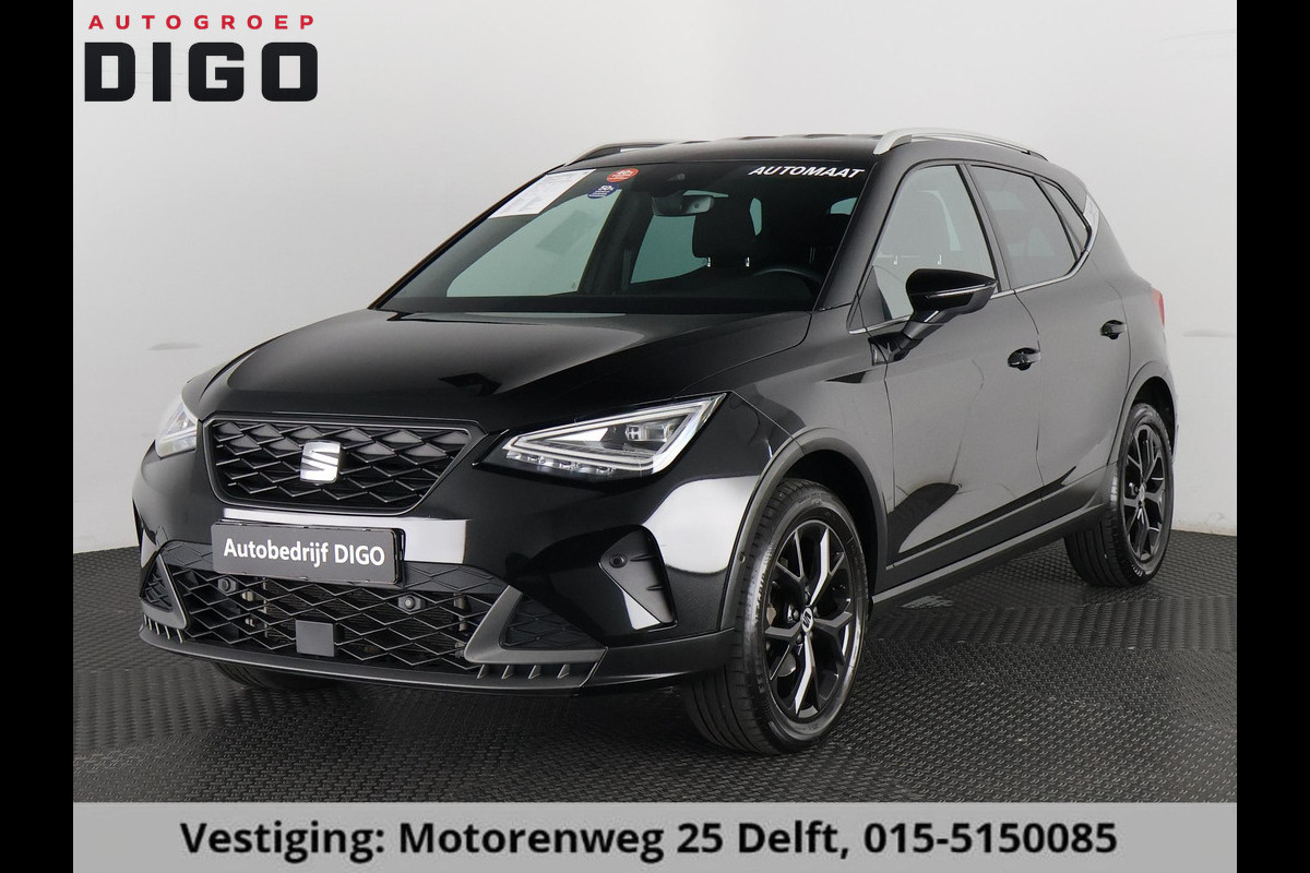 Seat Arona 1.0 TSI FR BUS.BLACKLINE AUTOMAAT GARANTIE 5-2034* . APPLE CARPLAY & ANDRIOD AUTO . PARKEERSENSOREN V & A . STOELVERWARMING