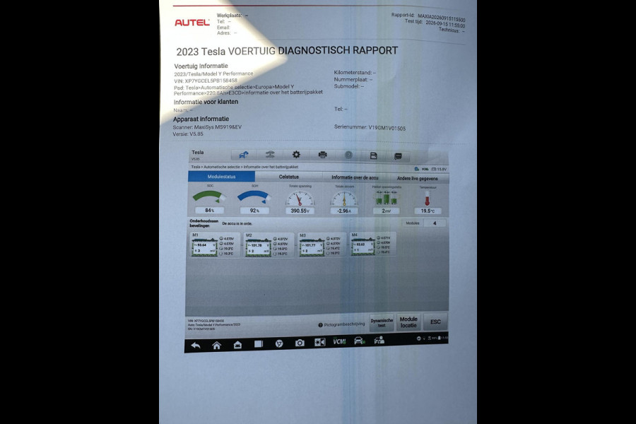 Tesla Model Y Performance AWD 75 kWh 450PK | SOH 92% | Panoramadak | Camera | Trekhaak | Full Self Driving Computer 3 |