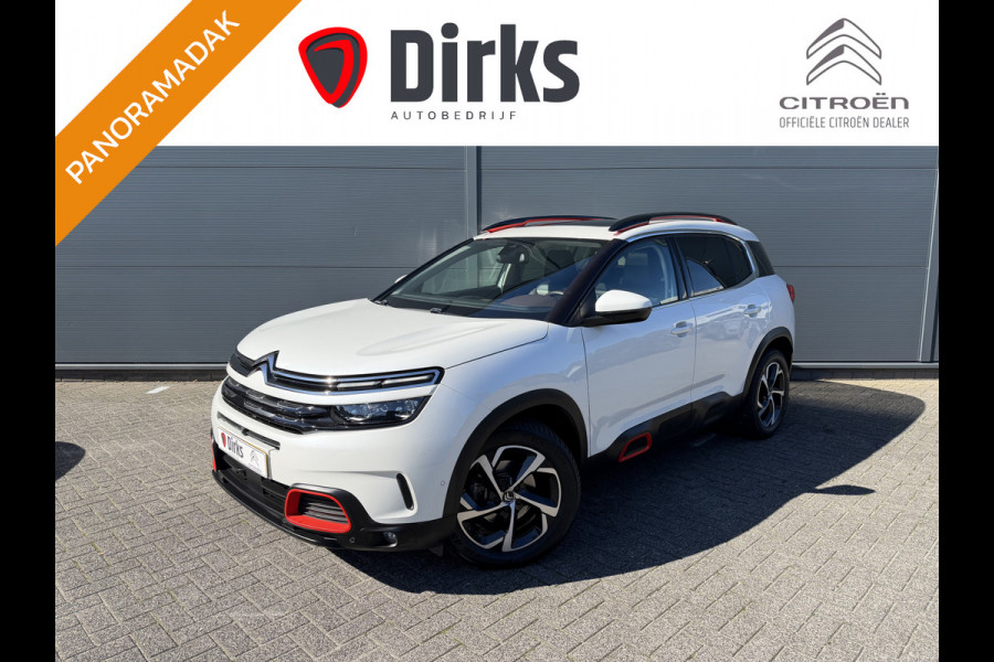 Citroën C5 Aircross 180pk Shine (Elektrisch Schuifdak - Trekhaak - Leder incl verwarming/massage/geheugen - Elektrische Klep - 360gr Camera - Keyles