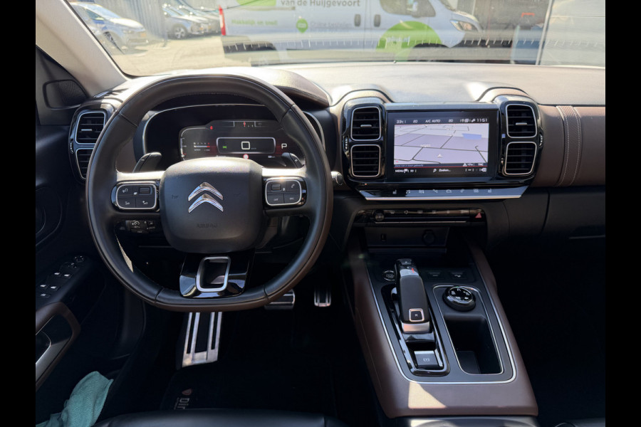 Citroën C5 Aircross 180pk Shine (Elektrisch Schuifdak - Trekhaak - Leder incl verwarming/massage/geheugen - Elektrische Klep - 360gr Camera - Keyles