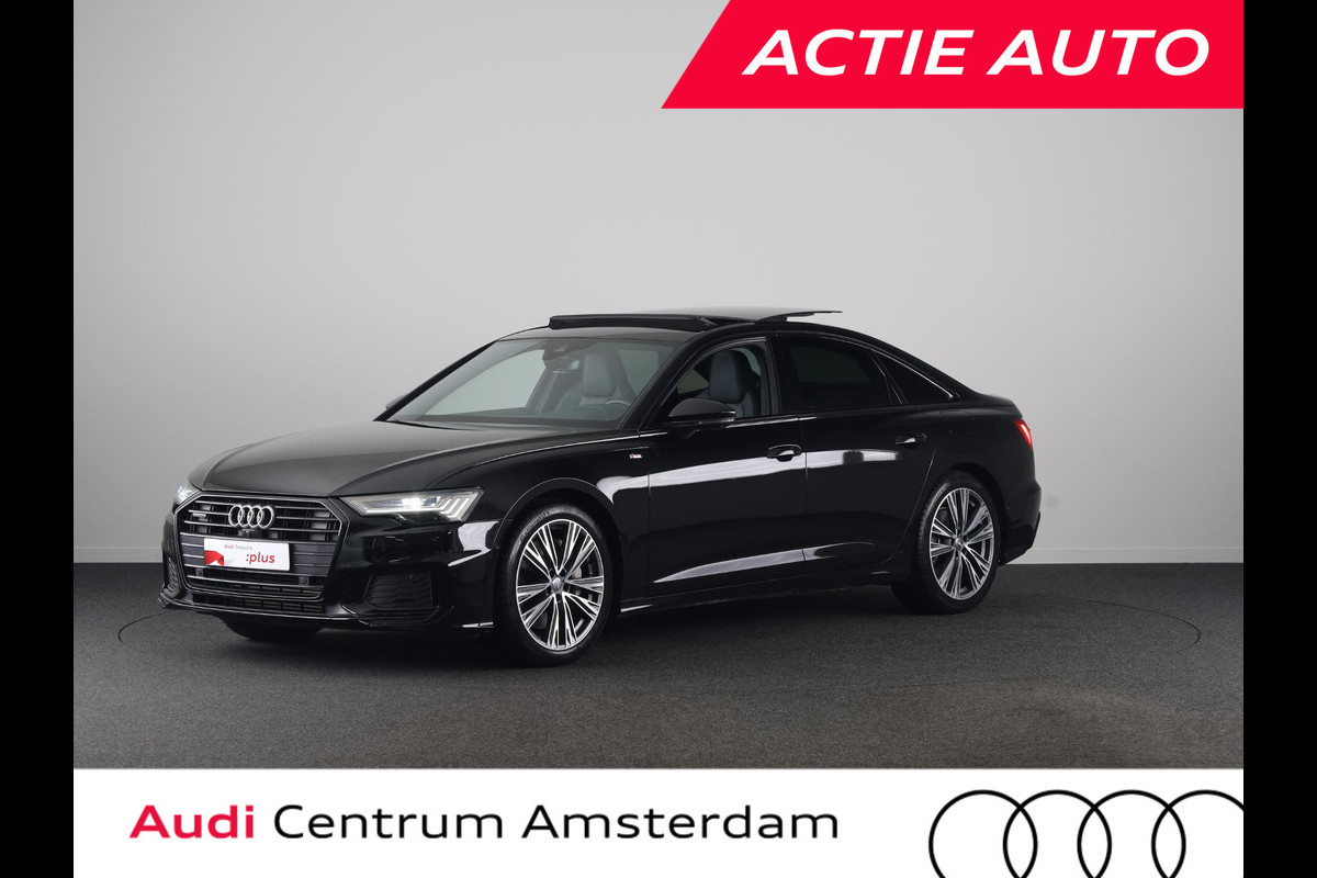 Audi A6 Limousine 50 TFSI e quattro S edition 299pk | SOH 92% | Panoramadak  Lederen bekleding | 360° Camera | Elektrisch verstelbare voorstoelen