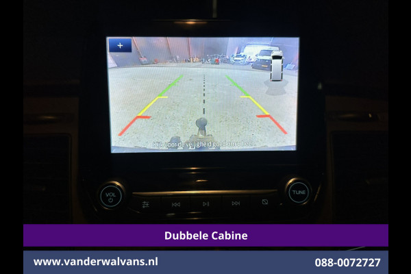 Ford Transit Custom 2.0 TDCI 131pk Automaat L2H1 Dubbele Cabine Euro6 Airco | 6-Zits | Camera | Navigatie | LED | Apple Carplay Adaptieve Cruisecontrol, Android Auto, Trekhaak, Verwarmde Voorruit, Parkeersensoren, Bijrijdersbank, Achterklep