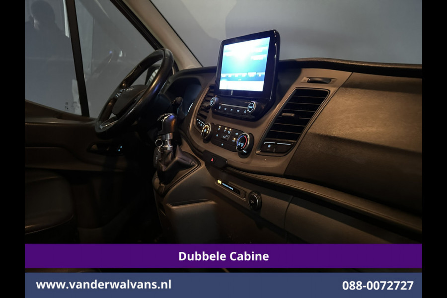 Ford Transit 2.0 TDCI 131pk L3H2 Dubbele Cabine Euro6 Airco | 7-Zits | Camera | Navigatie | 2500kg Trekhaak | Apple Carplay Cruisecontrol, Android Auto, Verwarmde Voorruit, Parkeersensoren, Bijrijdersbank, Leder