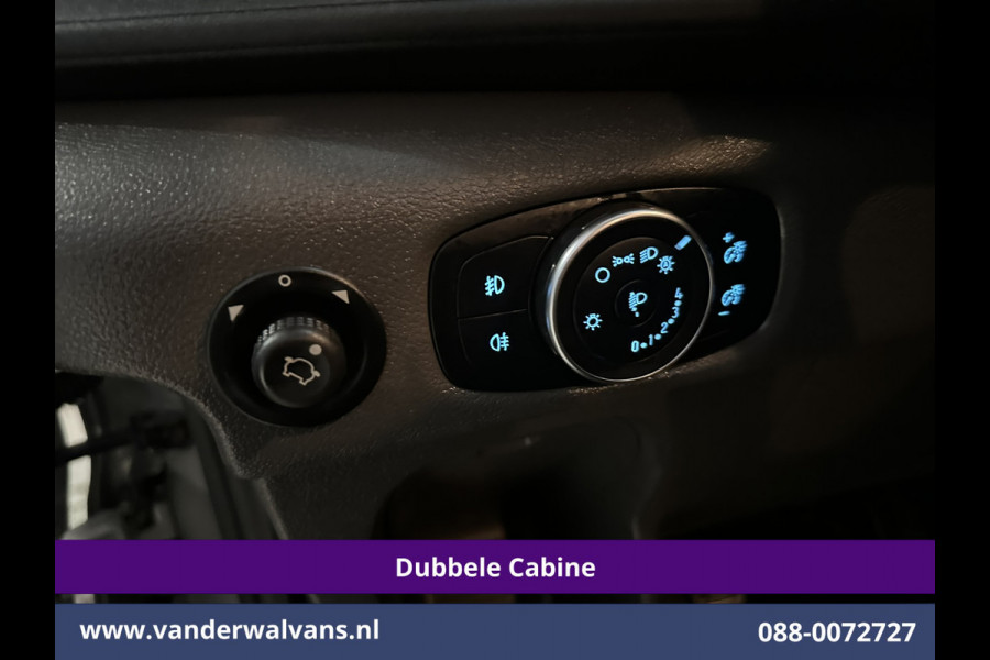 Ford Transit 2.0 TDCI 131pk L3H2 Dubbele Cabine Euro6 Airco | 7-Zits | Camera | Navigatie | 2500kg Trekhaak | Apple Carplay Cruisecontrol, Android Auto, Verwarmde Voorruit, Parkeersensoren, Bijrijdersbank, Leder