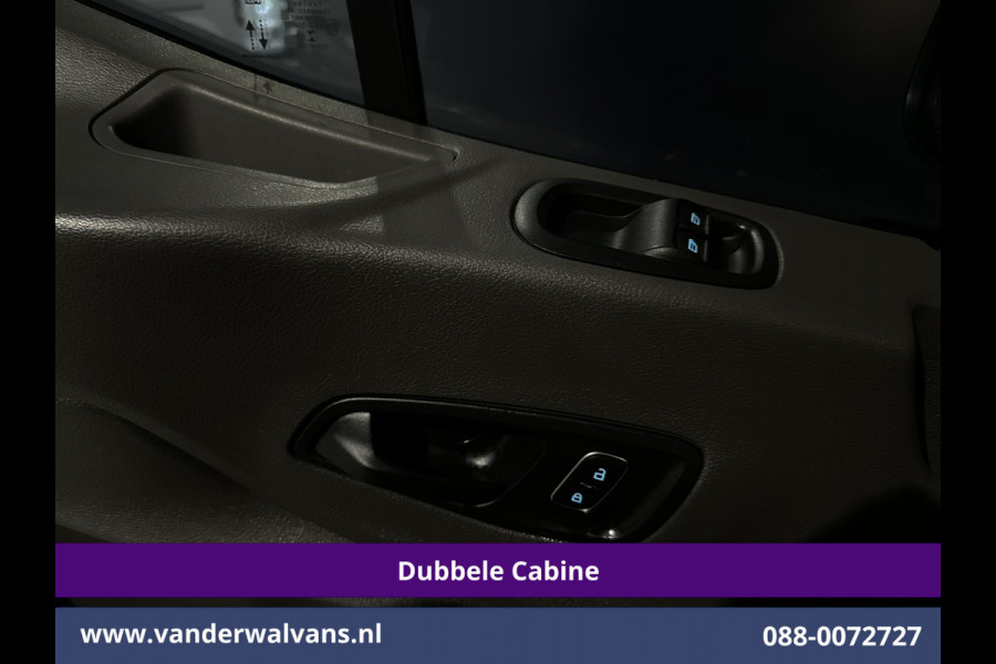 Ford Transit 2.0 TDCI 131pk L3H2 Dubbele Cabine Euro6 Airco | 7-Zits | Camera | Navigatie | 2500kg Trekhaak | Apple Carplay Cruisecontrol, Android Auto, Verwarmde Voorruit, Parkeersensoren, Bijrijdersbank, Leder