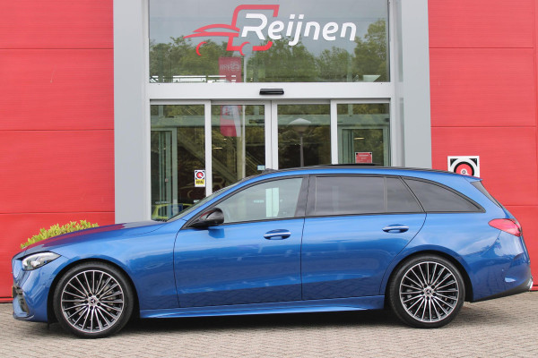 Mercedes-Benz C-Klasse Estate 200 218PK Launch Edition AMG Line | FULL LEDEREN BEKLEDING | PANORAMISCH SCHUIF/KANTELDAK | DIGITAL LIGHT (MATRIX LED) | SFEERVERLICHTING | ELEKTRISCH VERSTELBARE VOORSTOELEN MET GEHEUGEN OP BEIDE STOELEN | STOELVERWARMING | ELEKTRISCHE STUURVERSTELLING MET GEHEUGEN | 19'' MULTISPAAKS LICHTMETALEN VELGEN | VERKEERSLICHTEN WEERGAVE | 360° CAMERA | DRAADLOOS APPLECARPLAY/ANDROID AUTO | DRAADLOZE TELEFOONLADER | WIDE SCREEN SCHERM | NIGHT PAKKET | DODEHOEK DETECTIE | EXTRA GETINTE ACHTERSTE RUITEN | PREMIUM AUDIO | ELEKTRISCH BEDIENBARE ACHTERKLEP | KEYLESS ENTRY |