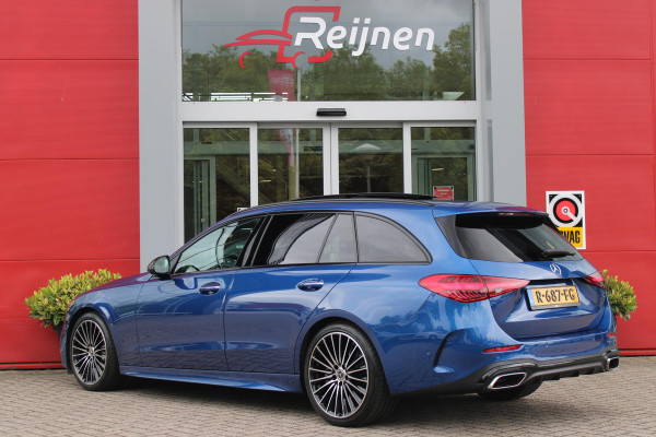 Mercedes-Benz C-Klasse Estate 200 218PK Launch Edition AMG Line | FULL LEDEREN BEKLEDING | PANORAMISCH SCHUIF/KANTELDAK | DIGITAL LIGHT (MATRIX LED) | SFEERVERLICHTING | ELEKTRISCH VERSTELBARE VOORSTOELEN MET GEHEUGEN OP BEIDE STOELEN | STOELVERWARMING | ELEKTRISCHE STUURVERSTELLING MET GEHEUGEN | 19'' MULTISPAAKS LICHTMETALEN VELGEN | VERKEERSLICHTEN WEERGAVE | 360° CAMERA | DRAADLOOS APPLECARPLAY/ANDROID AUTO | DRAADLOZE TELEFOONLADER | WIDE SCREEN SCHERM | NIGHT PAKKET | DODEHOEK DETECTIE | EXTRA GETINTE ACHTERSTE RUITEN | PREMIUM AUDIO | ELEKTRISCH BEDIENBARE ACHTERKLEP | KEYLESS ENTRY |