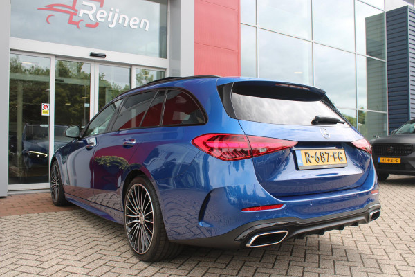 Mercedes-Benz C-Klasse Estate 200 218PK Launch Edition AMG Line | FULL LEDEREN BEKLEDING | PANORAMISCH SCHUIF/KANTELDAK | DIGITAL LIGHT (MATRIX LED) | SFEERVERLICHTING | ELEKTRISCH VERSTELBARE VOORSTOELEN MET GEHEUGEN OP BEIDE STOELEN | STOELVERWARMING | ELEKTRISCHE STUURVERSTELLING MET GEHEUGEN | 19'' MULTISPAAKS LICHTMETALEN VELGEN | VERKEERSLICHTEN WEERGAVE | 360° CAMERA | DRAADLOOS APPLECARPLAY/ANDROID AUTO | DRAADLOZE TELEFOONLADER | WIDE SCREEN SCHERM | NIGHT PAKKET | DODEHOEK DETECTIE | EXTRA GETINTE ACHTERSTE RUITEN | PREMIUM AUDIO | ELEKTRISCH BEDIENBARE ACHTERKLEP | KEYLESS ENTRY |