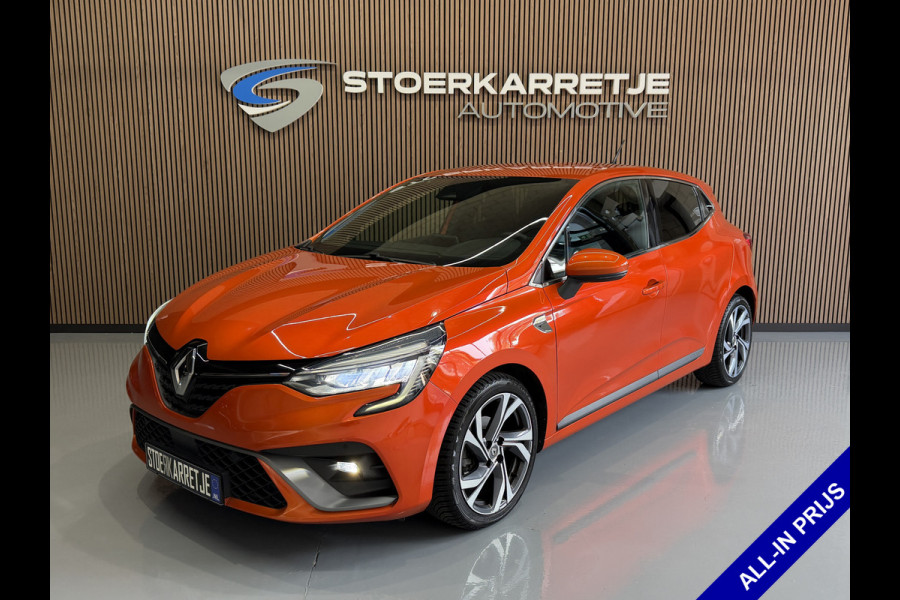Renault Clio 1.0 TCe 100pk R.S. Line | Groot Navi | Camera | Carplay | 17 inch | Sport stoelen | 100% onderhouden!