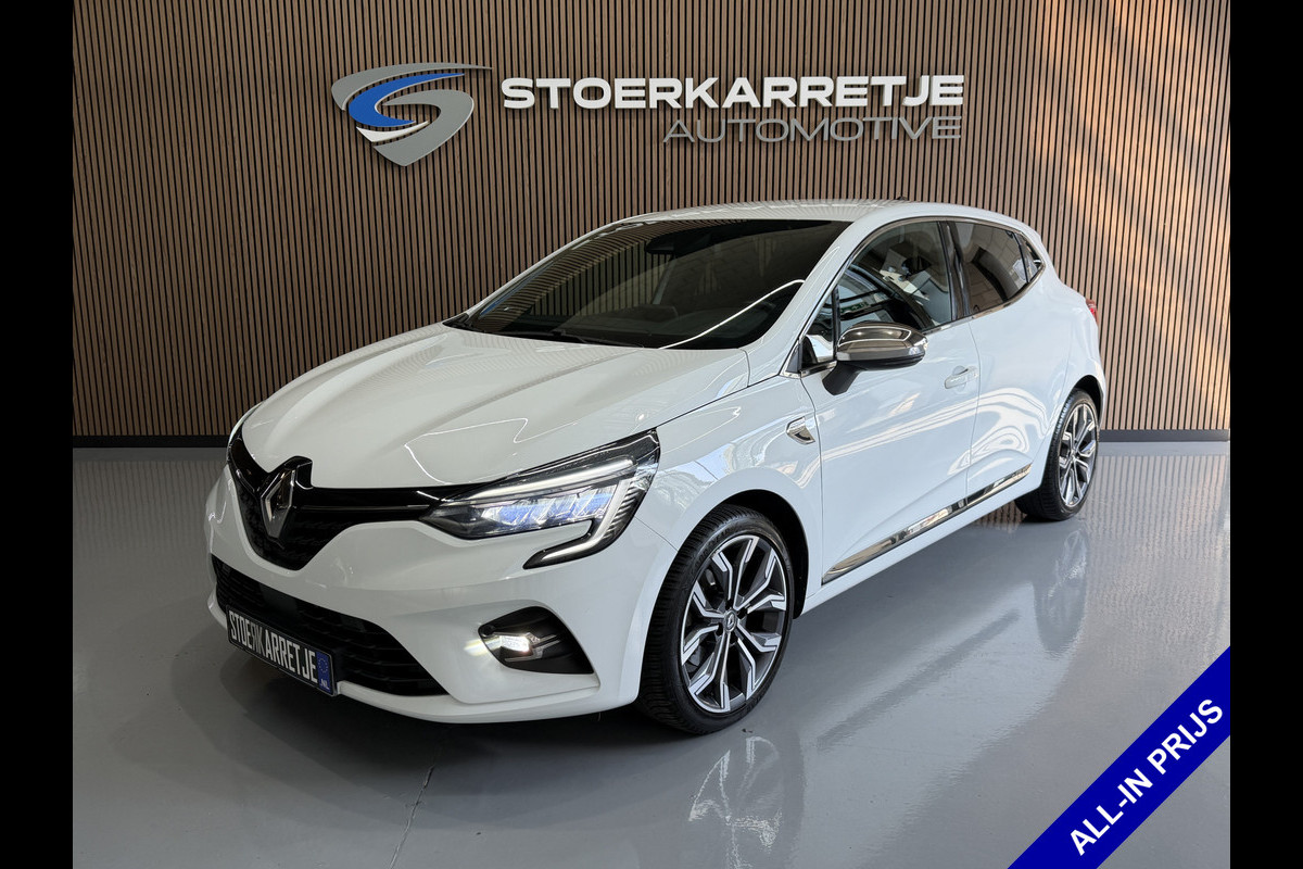 Renault Clio 1.3 TCe 130pk Edition One | Groot navi | Stoel&Stuurverwarming | Dodehoek | Bose | Carplay | Camera 100% onderhouden!
