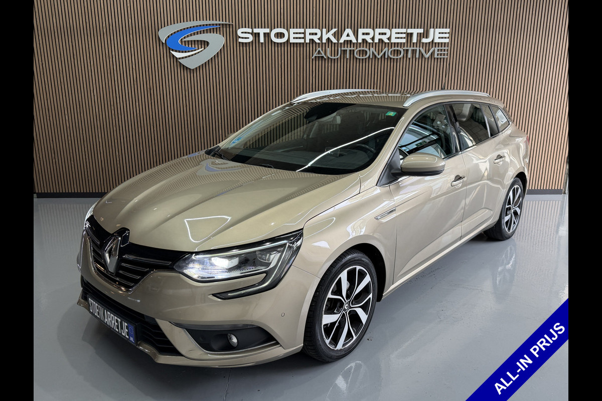 Renault Mégane Estate 1.3 TCe 130pk Bose | Groot Navi | Camera | Led | Cruise control | Carplay | Trekhaak 100% onderhouden