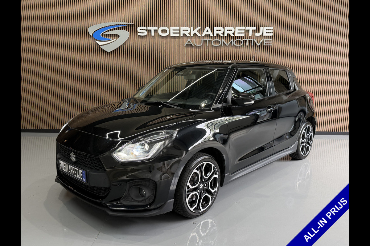 Suzuki Swift 1.4 Sport Smart Hybrid | Navi | Carplay | Dodehoek | Camera | 17" | Stoelverwarming | ACC | 100% Suzuki Dealer onderhouden!