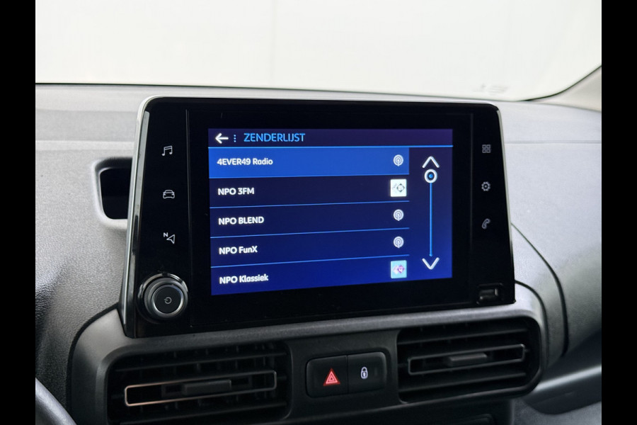 Peugeot Partner 1.5 BlueHDi 100 S&S L1, 3 Persoons! Airco, Navigatie, Ex lease