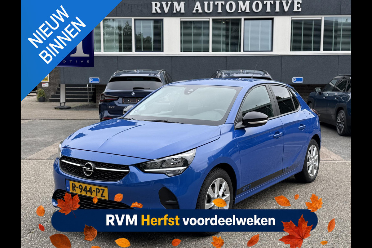 Opel Corsa 1.2 Edition Sport VAN €13.900,- VOOR €12.440,- | UW HERFSTVOORDEEL: €1.460,- | CAMERA | APPLE CARPLAY & ANDROID AUTO | CRUISE CONTROL | PDC | OPEL DEALER ONDERHOUDEN | ORIGINEEL NEDERLANDSE AUTO | ALL-SEASON BANDEN
