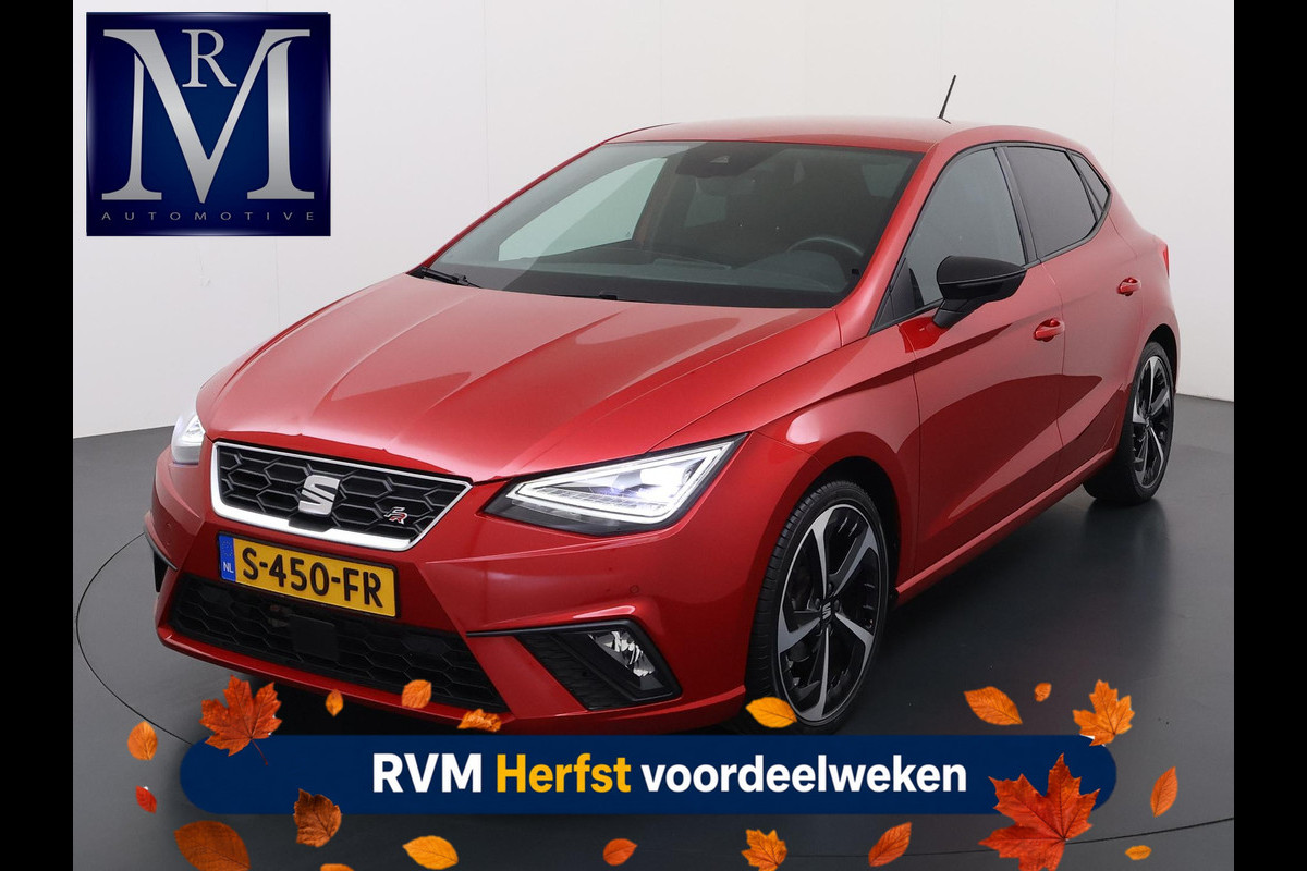 Seat Ibiza 1.0 EcoTSI FR VAN:18.900,- VOOR:16.440,- UW HERFSTVOORDEEL:2.460,- 18 INCH| PARKEERSENSOREN| RIJKLAAR GELEVERD INCL. 12 MND BOVAG GARANTIE|  ORIGINEEL NEDERLANDS GELEVERD NAP| FULL LED| CARPLAY