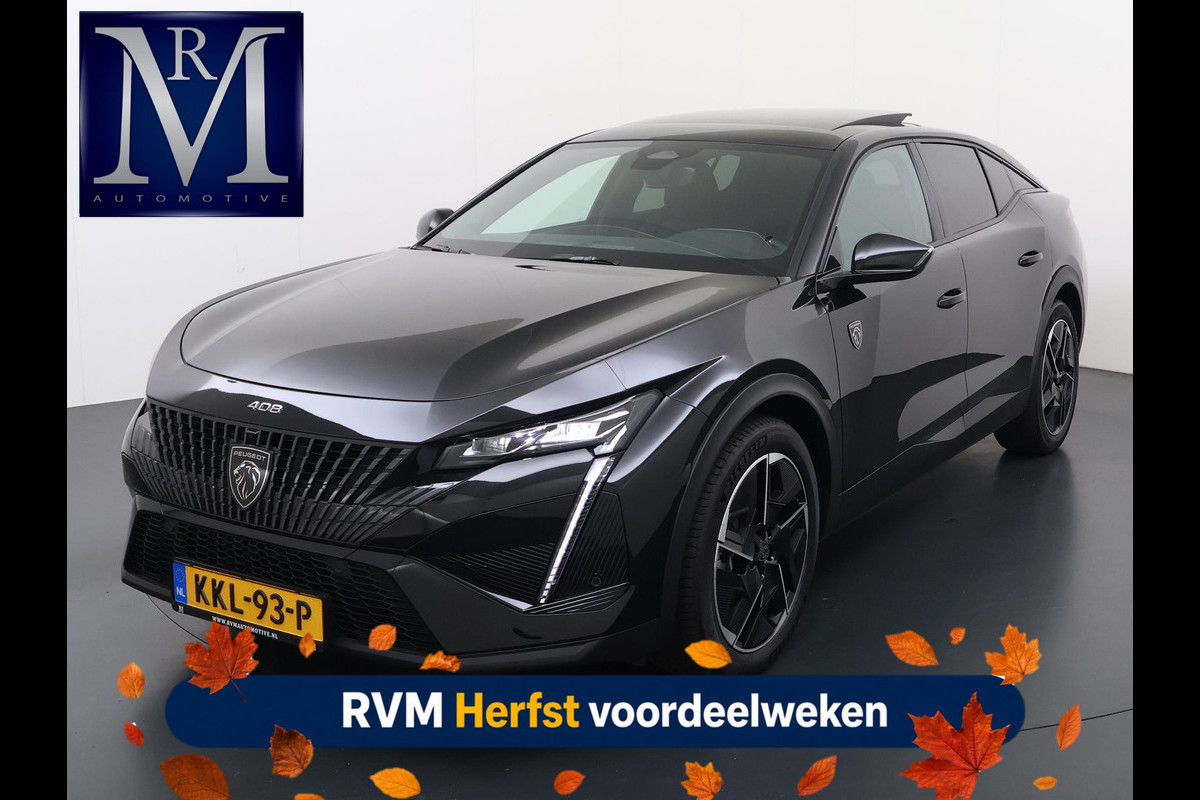 Peugeot e-408 GT 58 kWh VAN:43.740,- VOOR:35.877,- UW HERFSTVOORDEEL:7.863,-NIEUWE AUTO 13KM!| FULL OPTION| PANO| FOCAL AUDIO| 360 CAMERA| ELEKTRISCHE ACHTERKLEP| ELEK. STOELEN| STOEL + STUURVERWARMING MET MASSAGE|