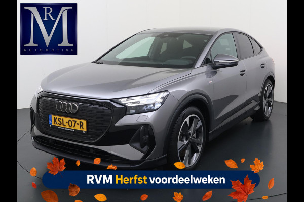 Audi Q4 Sportback e-tron 45 S Edition 82 kWh VAN: 44.900,- VOOR: 40.877,- UW HERFSTVOORDEEL: 4.023,- SOH 96% | S-Exterieur | ADAPT. CRUISE CONTROL | STOELVERWARMING | ELEK. ACHTERKLEP | ACHTERUIRIJCAMERA | RIJKLAAR + 12 MND BOVAG GARANTIE | RESTERENDE ACCU GARANTIE TOT EN MET 2032 OF 160k KM |