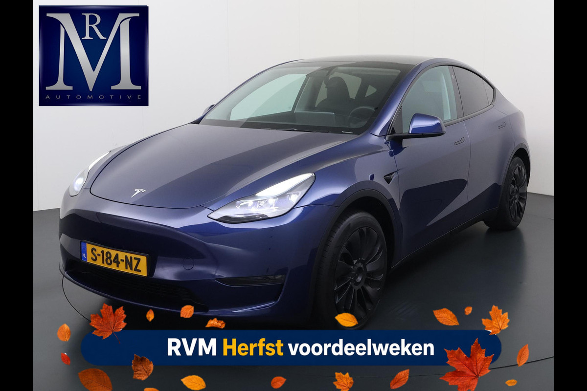 Tesla Model Y Long Range AWD 75 kWh VAN:40.900,- VOOR:37.440,- UW HERFSTVOORDEEL:3.460,- 1E EIGENAAR | ORIGINEEL NL AUTO | SOH 97% | RIJKLAAR GELEVERD | TESLA FABRIEKSGARANTIE TOT 03-2027 OF 80.000 KM | TESLA GARANTIE ACCU + AANDRIJFLIJN T/M 03-2031 OF 192.000 KM