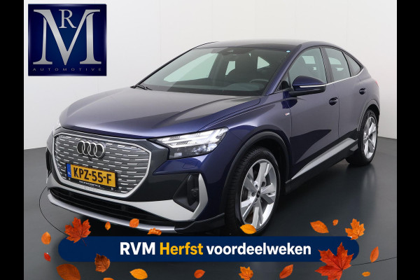 Audi Q4 Sportback e-tron 45 Edition 82 kWh VAN: 44.900,- VOOR: 41.877,- UW HERFSTVOORDEEL: 3.023,- S-LINE| 10.000KM! | STOELVERWARMING| ELEKTRISCHE ACHTERKLEP| ACHTERUITRIJCAMERA | MATRIX LED|