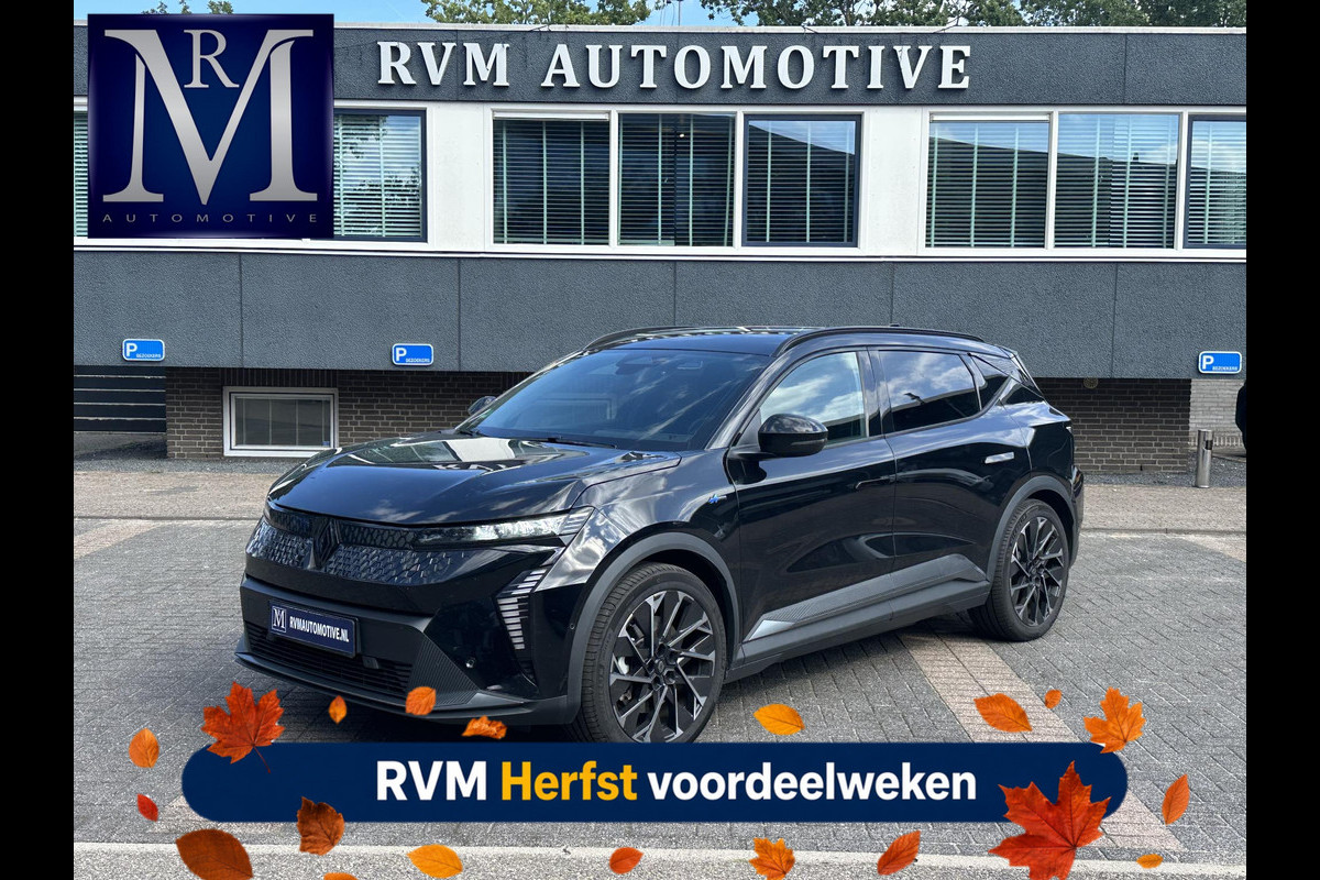 Renault Scénic E-Tech EV87 long range esprit Alpine VAN:43.900,- VOOR:40.770,- UW HERFSTVOORDEEL:3.130,-16K KM! | STOEL + STUURVERWARMING | ELEK. ACHTERKLEP | KEYLESS | DODEHOEK | ADAP. CRUISE | ALL IN RIJKLAAR PRIJS! |