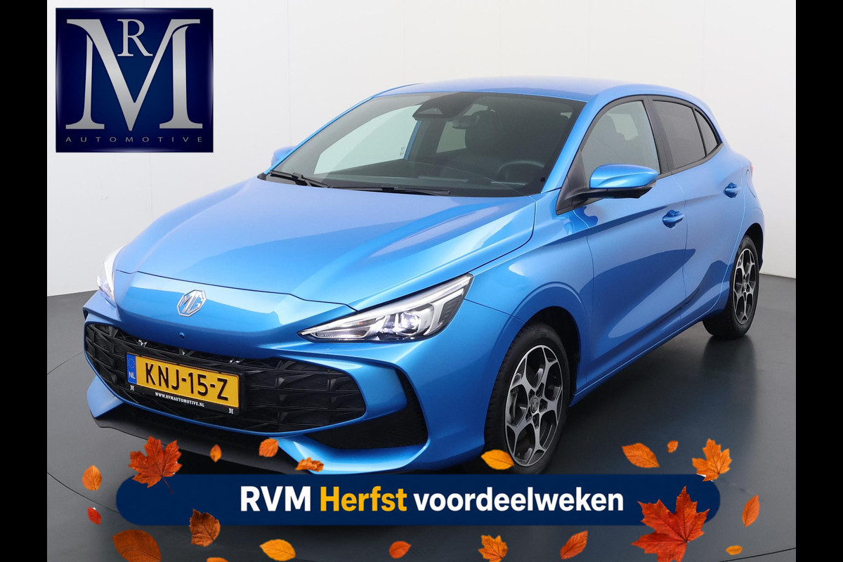MG MG3 Hybrid+ 1.5 Hybrid+ Luxury VAN: 22.900,- VOOR:19.330 ,- UW HERFSTVOORDEEL:3.570,-| ONDERHOUD GEHAD BIJ DEALER, DIRECT LEVERBAAR | 7 JAAR MG FABRIEKS GARANTIE TM 02-2032 | STOEL + STUURVERWARMING | 360 CAMERA | ADAP. CRUISE | DODE HOEK | KEYLESS | APPLE CARPLAY |