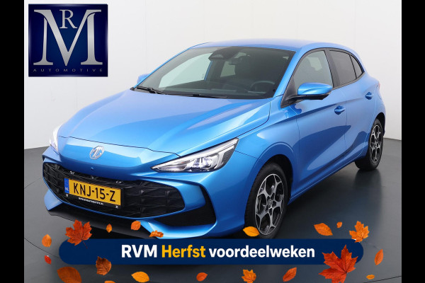 MG MG3 Hybrid+ 1.5 Hybrid+ Luxury VAN: 22.900,- VOOR:19.330 ,- UW HERFSTVOORDEEL:3.570,-| ONDERHOUD GEHAD BIJ DEALER, DIRECT LEVERBAAR | 7 JAAR MG FABRIEKS GARANTIE TM 02-2032 | STOEL + STUURVERWARMING | 360 CAMERA | ADAP. CRUISE | DODE HOEK | KEYLESS | APPLE CARPLAY |