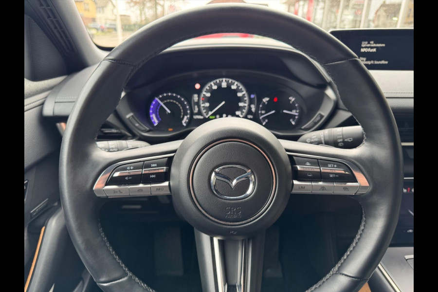 Mazda MX-30 e-SkyActiv R-EV 170pk Makoto | Geheugenfunctie, Bose, 360 Camera, Dodehoekherkenning, Stoel + Stuurverwarming, HUD