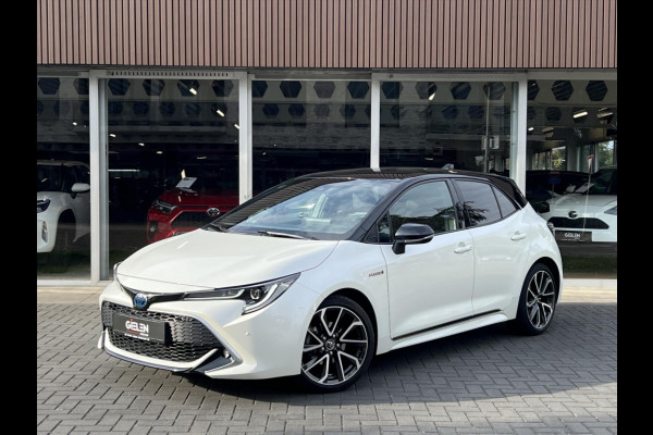 Toyota Corolla 1.8 Hybrid Executive | Parelmoer wit, 18 inch, Leer/Alcantara, Stoelverwarming, Parkeersensoren, Keyless, Apple CarPlay/Android