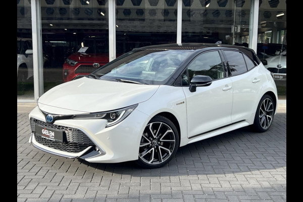 Toyota Corolla 1.8 Hybrid Executive | Parelmoer wit, 18 inch, Leer/Alcantara, Stoelverwarming, Parkeersensoren, Keyless, Apple CarPlay/Android