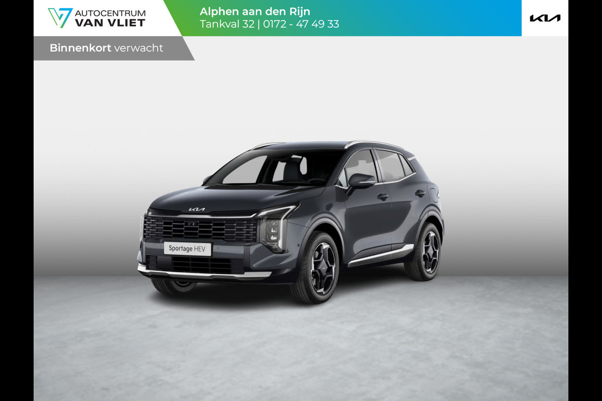 Kia Sportage 1.6 T-GDi Hybrid Black Edition Advanced | Actieprijs* | Navi. | Clima. | Adapt. Cruise. | Achteruitrijcamera | Stoel&Stuur Verwarming | Privacy Glass | Black Edition Bekleding | Panodak | Dodehoekassistentie