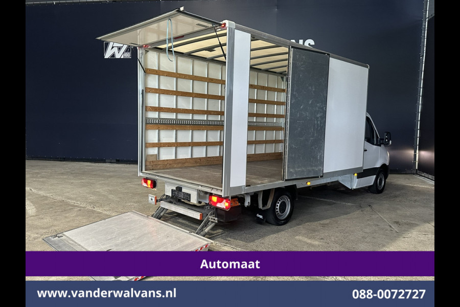 Mercedes-Benz Sprinter 315 CDI 150pk 9G-Tronic Automaat Bakwagen 22m3 KUUB Laadklep Zijdeur Euro6 Airco | LAT om LAT | Leder Bijrijdersbank