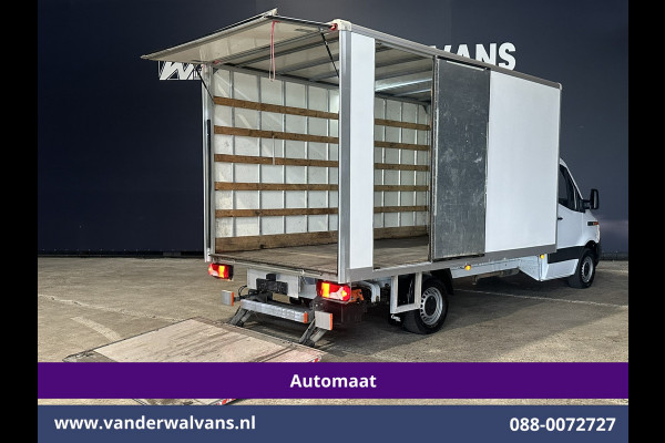 Mercedes-Benz Sprinter 314 CDI 143pk 9G-Tronic Automaat Bakwagen 22m3 KUUB Laadklep Zijdeur Euro6 Airco | LAT om LAT | Leder Bijrijdersbank