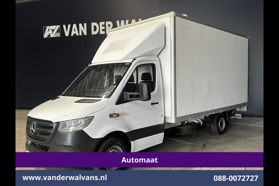 Mercedes-Benz Sprinter 314 CDI 143pk 9G-Tronic Automaat Bakwagen 22m3 KUUB Laadklep Zijdeur Euro6 Airco | LAT om LAT | Leder Bijrijdersbank