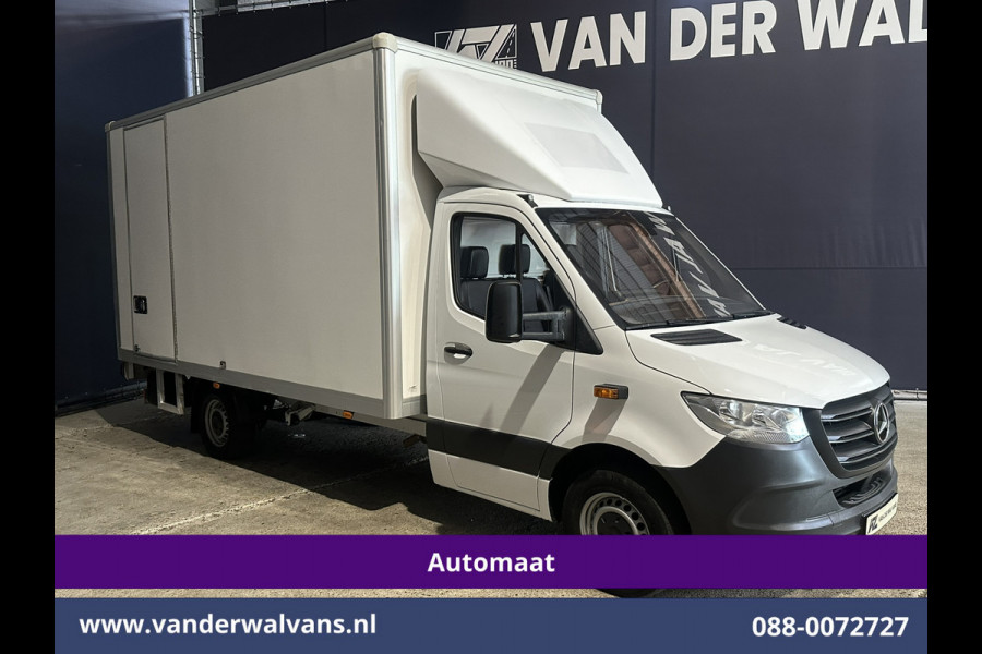 Mercedes-Benz Sprinter 314 CDI 143pk 9G-Tronic Automaat Bakwagen 22m3 KUUB Laadklep Zijdeur Euro6 Airco | LAT om LAT | Leder Bijrijdersbank