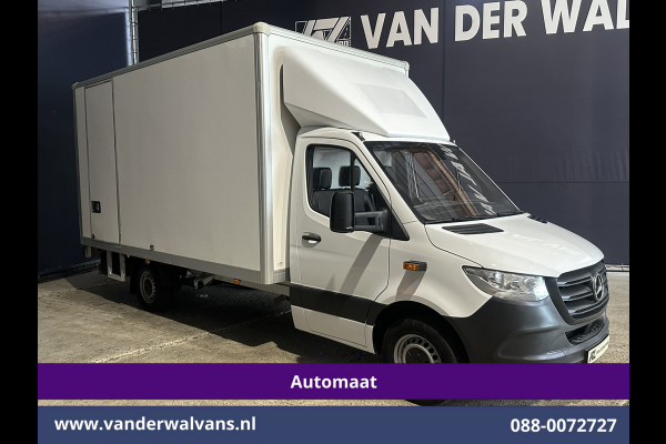 Mercedes-Benz Sprinter 314 CDI 143pk 9G-Tronic Automaat Bakwagen 22m3 KUUB Laadklep Zijdeur Euro6 Airco | LAT om LAT | Leder Bijrijdersbank