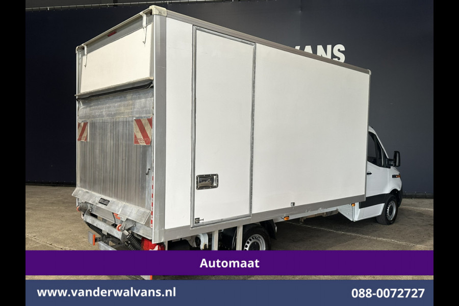 Mercedes-Benz Sprinter 314 CDI 143pk 9G-Tronic Automaat Bakwagen 22m3 KUUB Laadklep Zijdeur Euro6 Airco | LAT om LAT | Leder Bijrijdersbank
