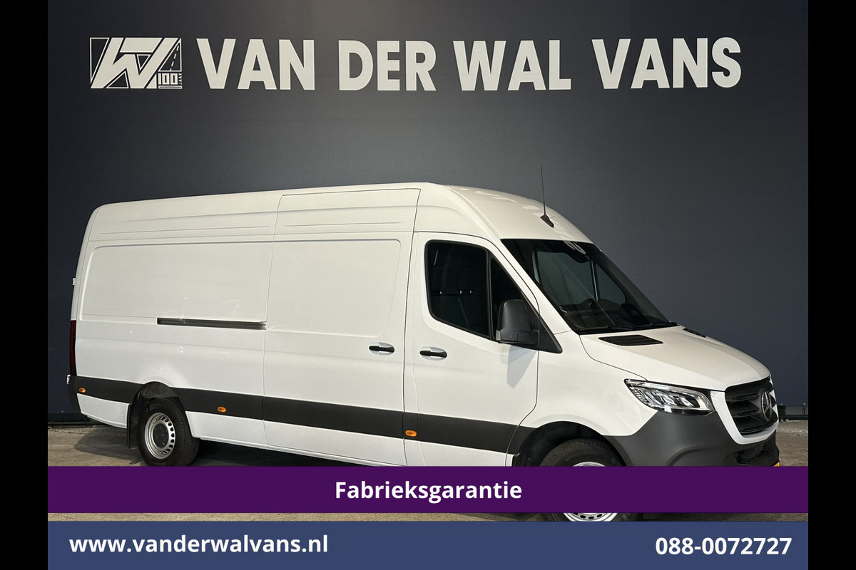 Mercedes-Benz Sprinter 317 CDI 170pk L3H2 Fabrieksgarantie Euro6 Airco | XL MBUX | Camera | LED | Adaptieve Cruiscontrol Parkeersensoren, Bijrijdersbank