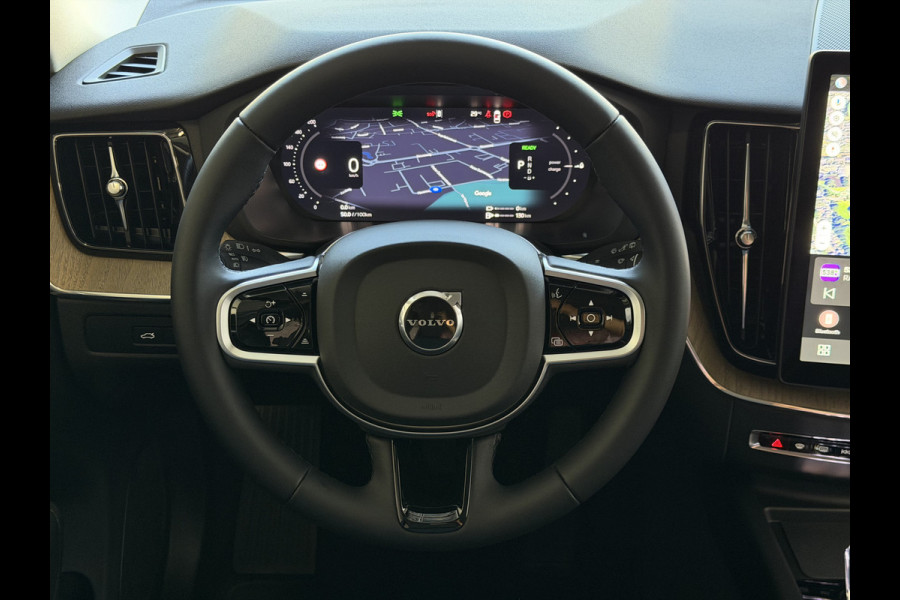 Volvo XC60 2.0 T8 455PK AWD PLUS DARK NIEUWE AUTO HARMAN KARDON 360.CAM STOEL/STUUR VERW LEER vapour grey