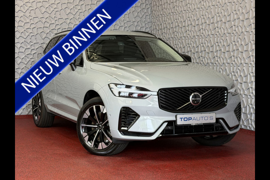 Volvo XC60 2.0 T8 455PK AWD PLUS DARK NIEUWE AUTO HARMAN KARDON 360.CAM STOEL/STUUR VERW LEER vapour grey