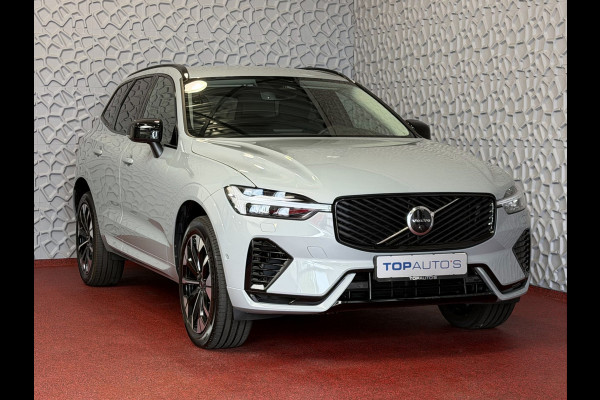 Volvo XC60 2.0 T8 455PK AWD PLUS DARK NIEUWE AUTO HARMAN KARDON 360.CAM STOEL/STUUR VERW LEER vapour grey