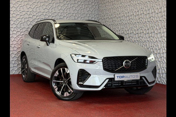 Volvo XC60 2.0 T8 455PK AWD PLUS DARK NIEUWE AUTO HARMAN KARDON 360.CAM STOEL/STUUR VERW LEER vapour grey