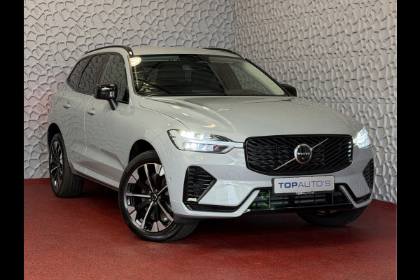 Volvo XC60 2.0 T8 455PK AWD PLUS DARK NIEUWE AUTO HARMAN KARDON 360.CAM STOEL/STUUR VERW LEER vapour grey