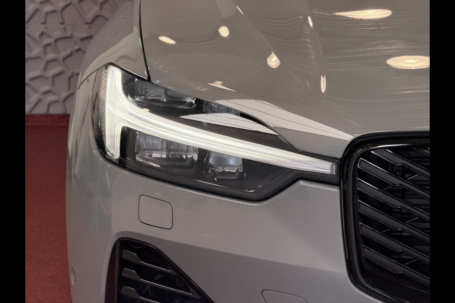 Volvo XC60 2.0 T8 455PK AWD PLUS DARK NIEUWE AUTO HARMAN KARDON 360.CAM STOEL/STUUR VERW LEER vapour grey
