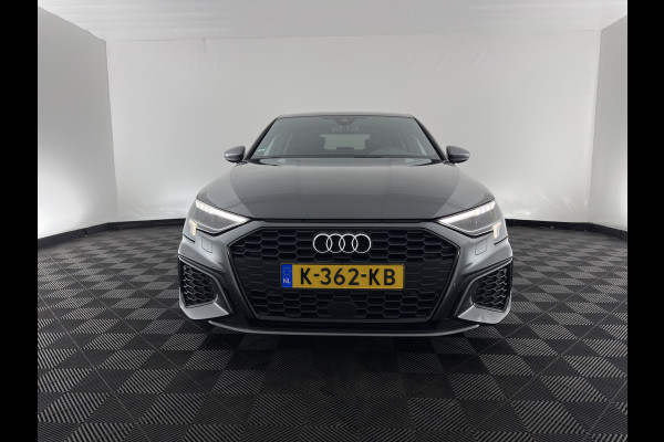 Audi A3 Limousine 35 TFSI S-Line-Edition MHEV (INCL-BTW)  Aut. *LEATHER-FABRIC | MATRIX-LED | HEATED-SPORTSEATS | CRUISE | CAMERA | DIGI-COCKPIT | NAVI-FULLMAP | PRIVACY-GLASS | AMBIENTLIGHT | ECC | PDC | DAB | 18''ALU*