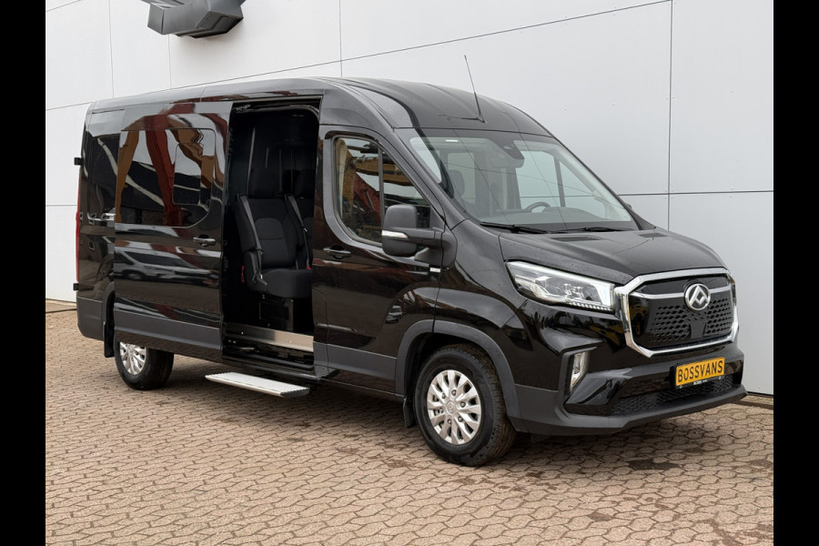 Maxus eDeliver 9 77kWh 204PK Nieuw model! Dubbele Cabine 7 Stoelen 300km WLTP L3H2 Adaptieve Cruise LED Snelladen stoel+stuur verwarming Carplay Camera