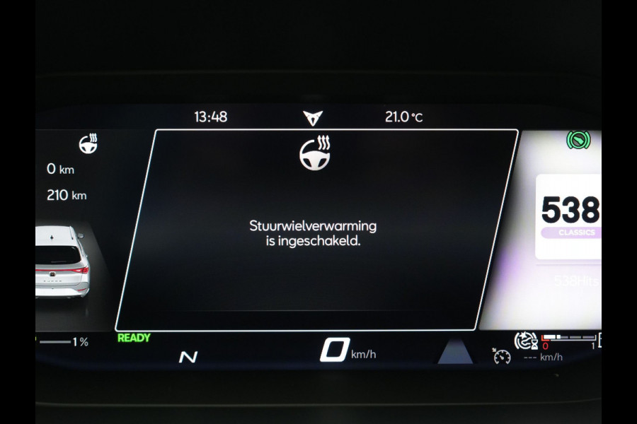 CUPRA Leon Sportstourer 1.4 e-Hybrid VZ PHEV 245pk Dealer O.H | Trekhaak Af Fabriek | Camera | Sfeerverlichting | Sportstoelen & Stuur Verwarmd | Apple Carplay | Keyless | Virtual | Navigatie | DAB | 19"L.M | Cruise Control | Plug In Hybrid |