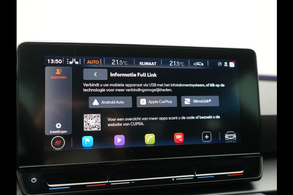 CUPRA Leon Sportstourer 1.4 e-Hybrid VZ PHEV 245pk Dealer O.H | Trekhaak Af Fabriek | Camera | Sfeerverlichting | Sportstoelen & Stuur Verwarmd | Apple Carplay | Keyless | Virtual | Navigatie | DAB | 19"L.M | Cruise Control | Plug In Hybrid |