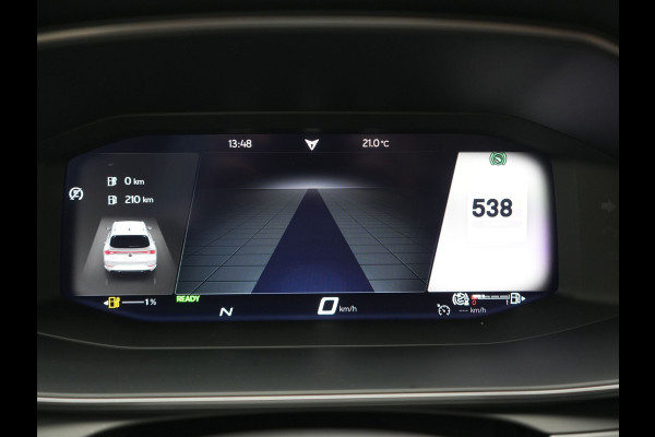 CUPRA Leon Sportstourer 1.4 e-Hybrid VZ PHEV 245pk Dealer O.H | Trekhaak Af Fabriek | Camera | Sfeerverlichting | Sportstoelen & Stuur Verwarmd | Apple Carplay | Keyless | Virtual | Navigatie | DAB | 19"L.M | Cruise Control | Plug In Hybrid |