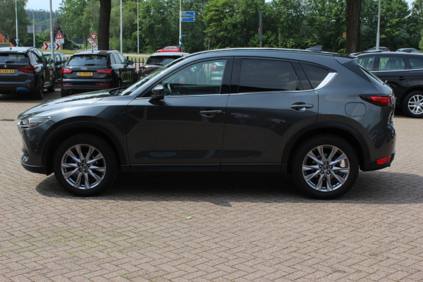 Mazda CX-5 2.0 SkyActiv-G 165 Luxury / Trekhaak / 360Camera / Head-up / Leder / Bose / Keyless / 19'' / Dodehoek / Navigatie / DAB / Stoelventilatie+Verwarming / Cruise Control